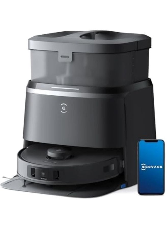 Omni Robot Vacuum Cleaner with Mop function Hot Water, 11000Pa Powerful Suction, TruEdge Adaptive Mopping, Zero Tangle, TrueDetect 3D 3.0 45.0 W T30 Pro Black