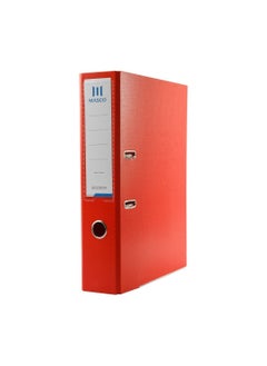 MASCO 2 Ring A4 Size Box Folder File, Red 
