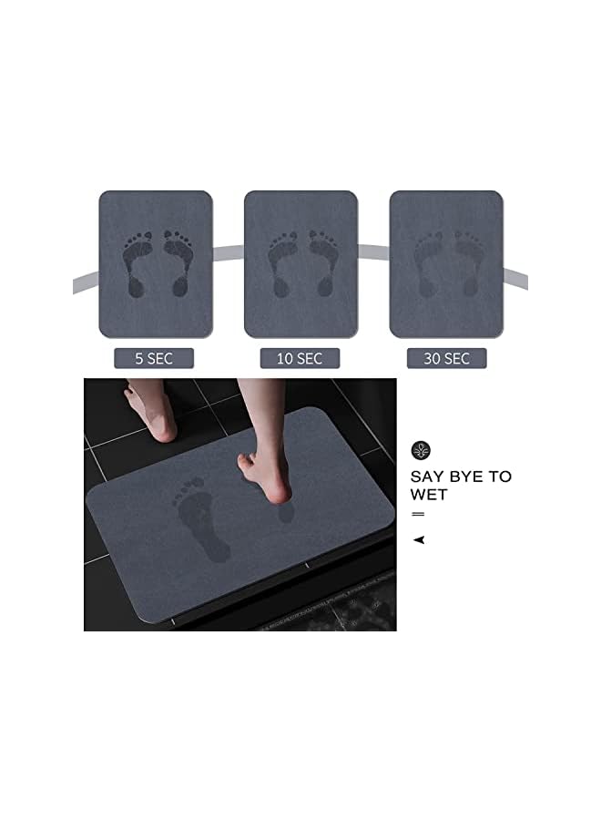 راكسوم دياتوم حمام حصيرة الحصير غرفة الاستحمام مجموعة عدم الانزلاق سريعة الجافة الحمام السجاد المضادة للانزلاق حمام ماتس للمنزل باب حصيرة المطبخ البساط (الوردي) - Image 5