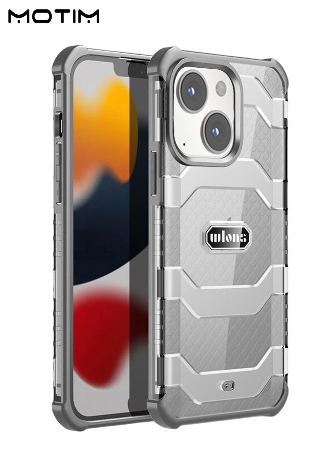 Motim Magnetic Case for iPhone 14/14 Plus, Compatible with MagSafe Shockproof Protection Cover, Military-Grade Airbag TPU Bumper Shockproof Anti-Scratch Cover, Drop Protection Phone Case  - Image 1