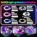 HONLYNE 142 PCS Glow in the Dark Party Supplies 14PCS Foam Glow Sticks 14PCS Light Up Headband14PCS LED Glasses and 100PCS Glow Sticks Braceletsfor Glow Party New Year Wedding Concert Birthday - Image 4