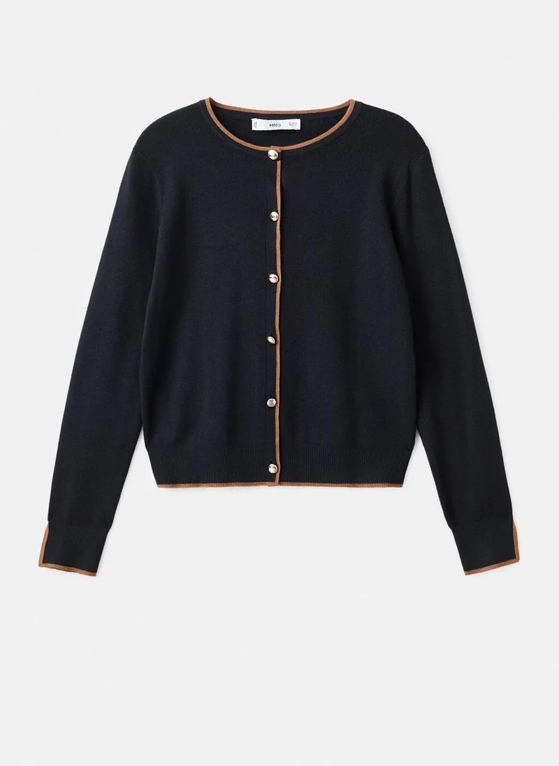 مانجو Cardigan with cuff opening