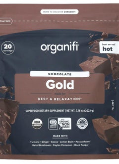 Organifi Gold Chocolate 7.16 oz (202.9 g) 