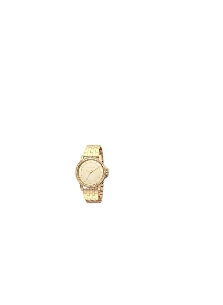 ESPRIT Watch for Women, Quartz Movement, Analog Display, Gold Stainless Steel Strap-ES1L143M0075 - Image 1