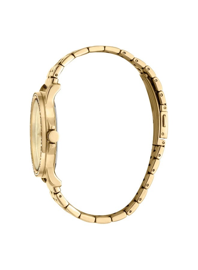 ESPRIT Watch for Women, Quartz Movement, Analog Display, Gold Stainless Steel Strap-ES1L143M0075 - Image 3