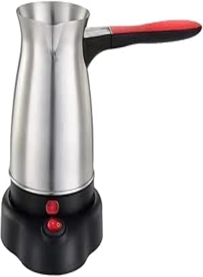 VIO Electric Hot Water Kettle 500ml Stainless Steel Coffee Machine Greek Turkish Coffee Maker Portable Waterproof Electric Hot Boiled Pot Home Portable Tea Maker