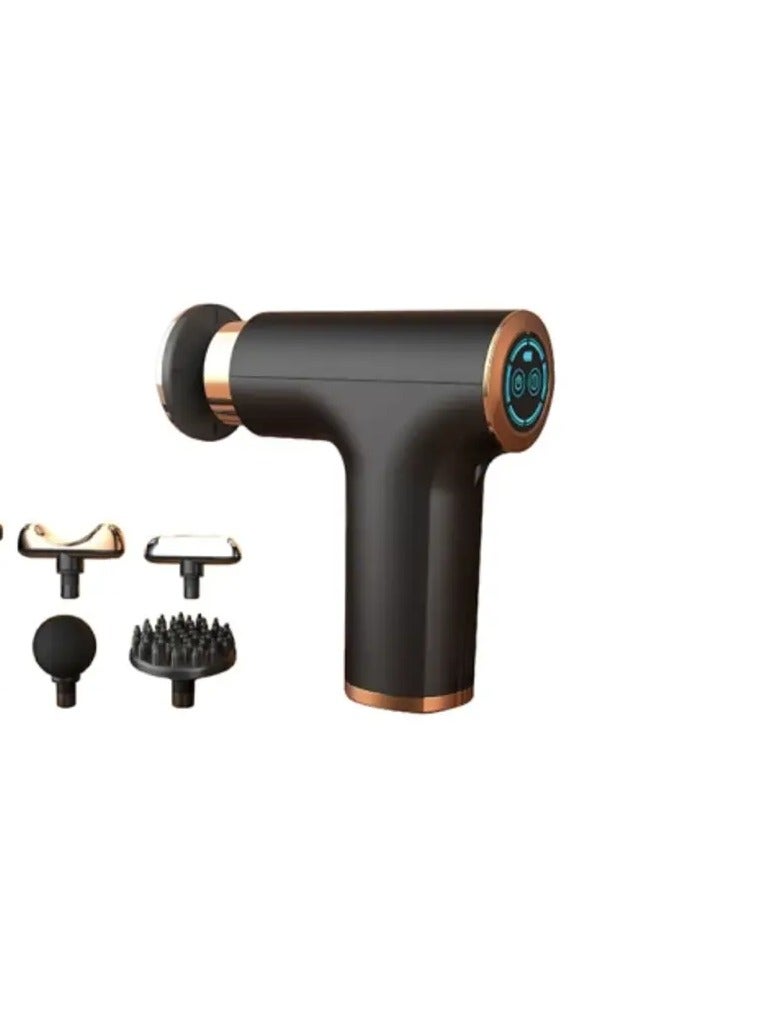 Massage Gun with Heat and Cold, Deep Tissue Percussive Vibration Body Muscle Massage Gun New Professional Heating Mini Massager  - Image 1