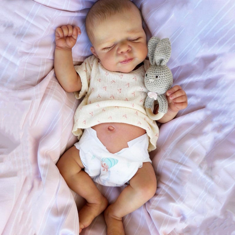 Zero Pam Life Like Reborn Baby Doll Girl Full Body SiliconeRealistic Baby Dolls that Look Real Real Looking Lifelike Sleeping Newborn Babys Girl Dolls Posable Anatomiclaly Correct - Image 3