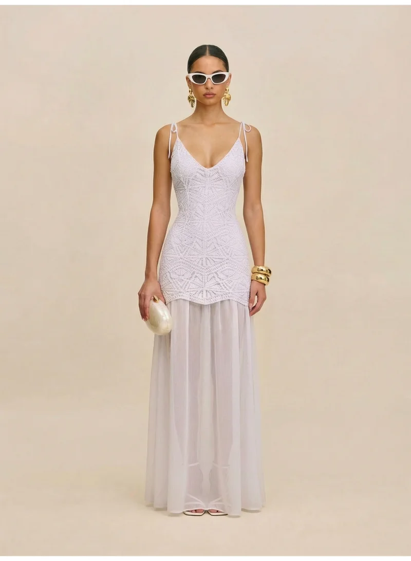 انيتاس Azure Dress White