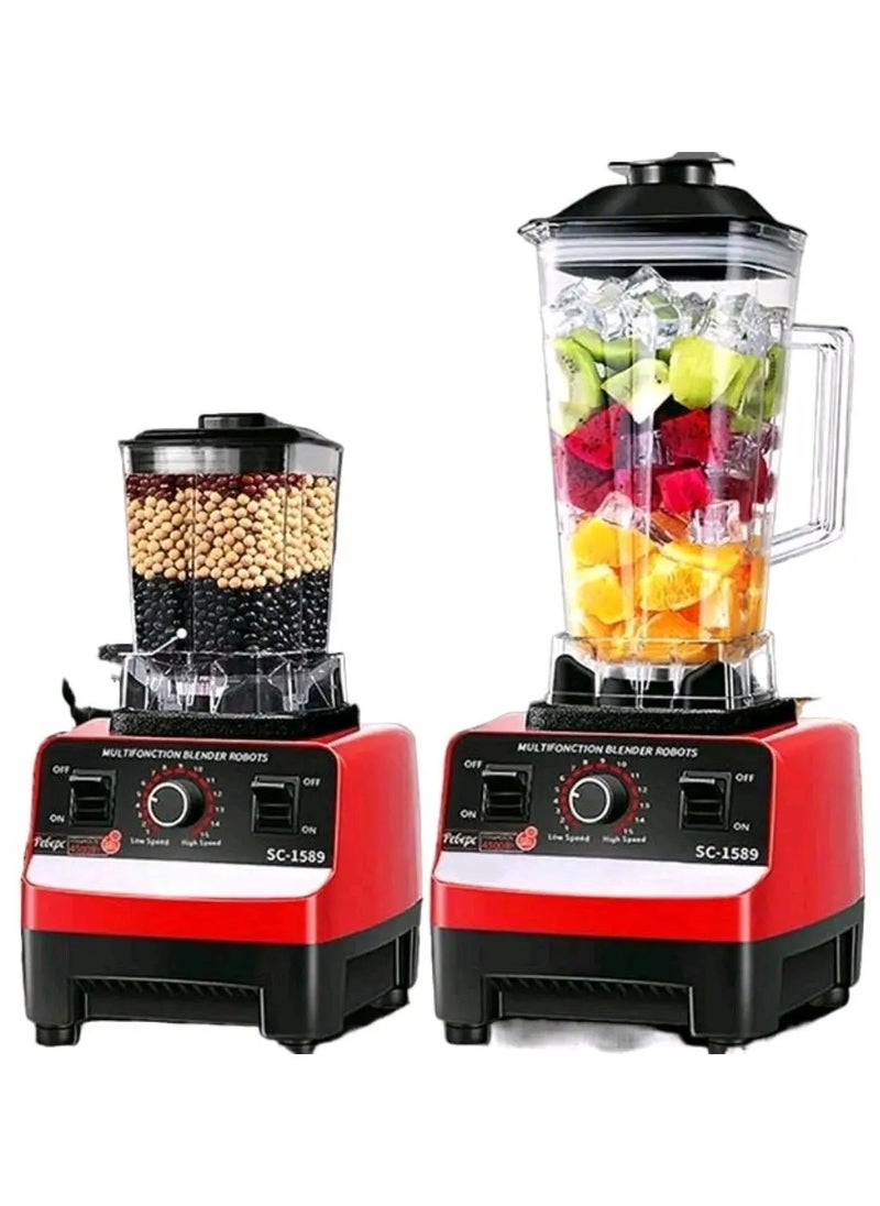 SILVER CREST - Silver Crest 2 in 1 Multi-Purpose Blender and Food Processor, 2.5L Large capacity Unbreakable Jug and 700ml Chopper - Image 1