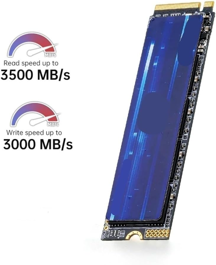 متوافق مع محركات الأقراص الصلبة من نوع M.2 PCIe NVMe، سعة تخزين متعددة 3500MB/s لأجهزة اللابتوب والكمبيوتر المكتبي (1TB) - Image 1