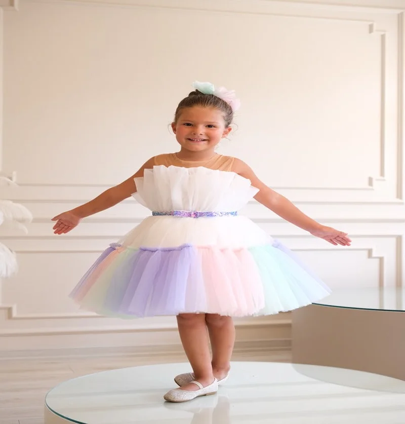 Via Bambino Pastel Dream Tulle Dress 23313