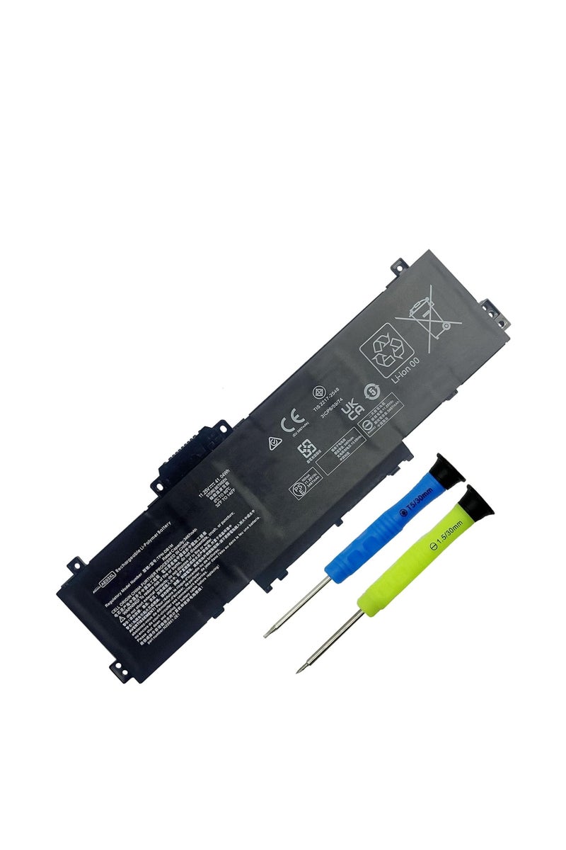 Terabyte AE03XL 41.04Wh Laptop Battery Replacement for HP 14 inch PC 14-EM0000 14-EP0000 14-EE0000 Series 15.6 inch PC 15-FD0000 15-FC0000 Series 256 255 250 246 245 G10 240 G10 Series 11.2V - Image 1