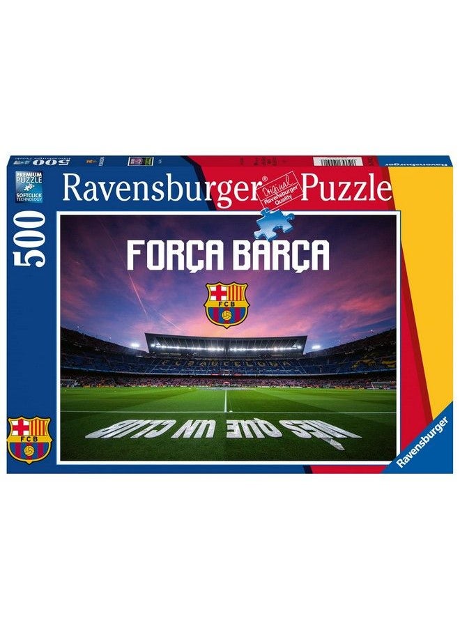 Ravensburger - 19942 Fc Barcelona Camp Nou ; 500 Piece Puzzle For Adults Every Piece Is Unique Softclick Technology Means Pieces Fit Together Perfectly - Image 1