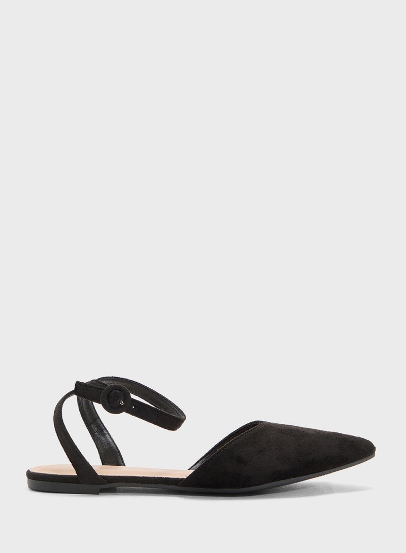 ELLA Sleek Strap Flats  - Image 1