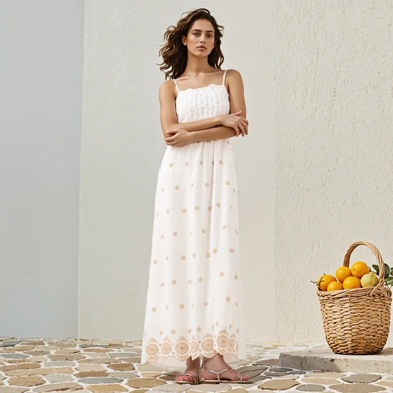 تواكستريمز 2Xtremz Embroidered Sleeveless Dress