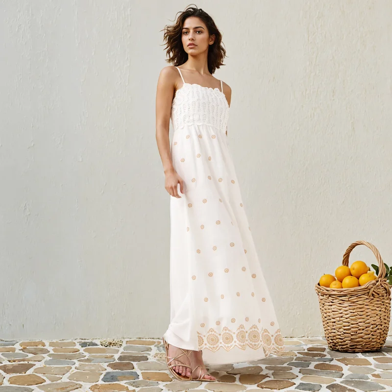 تواكستريمز 2Xtremz Embroidered Sleeveless Dress