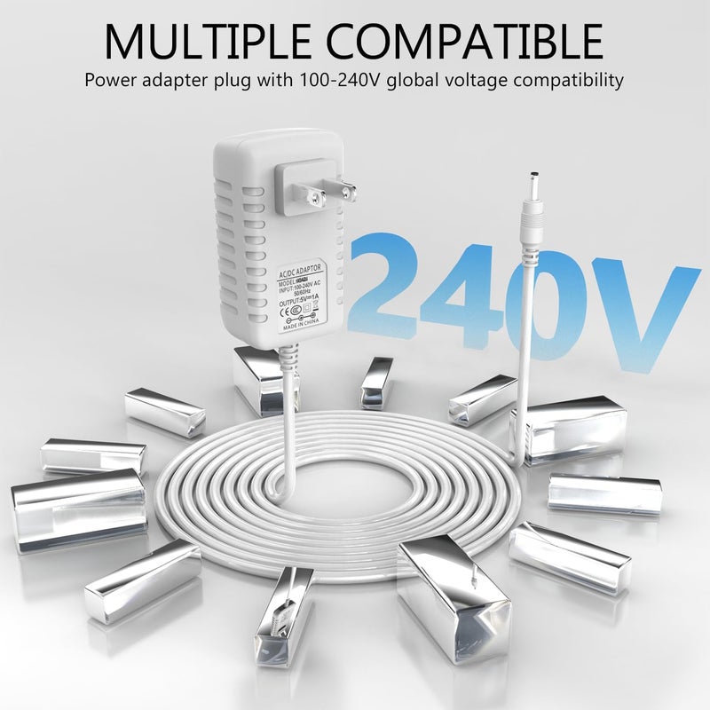 BOEEA بديل لشاحن مراقب الأطفال Hello Baby HB66 HB6550 HB50 HB30 K05S050100U محول 5V لكاميرا HelloBaby مراقب الطاقة كورد - Image 5