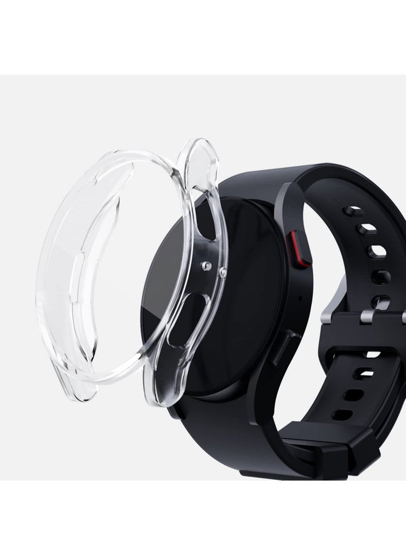 2pack TPU Case Cover for Samsung Galaxy Watch 5 40mm watch5 Protector Shell Plating All Inclusive Silicone Screen Protection Frame 40mm - Image 1