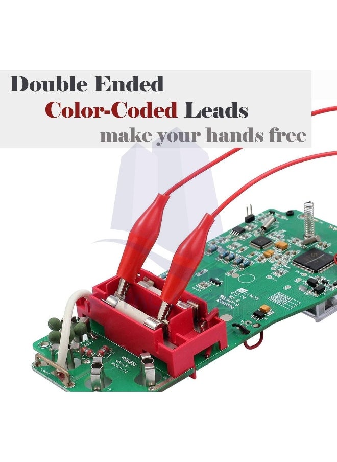 Biella Biellaâ„¢ 10Pcs Coloured Crocodile Clip - Double-ended Alligator Clips Cable Testing Wire Clip for Electrical Appliances Digital Test  - Image 5