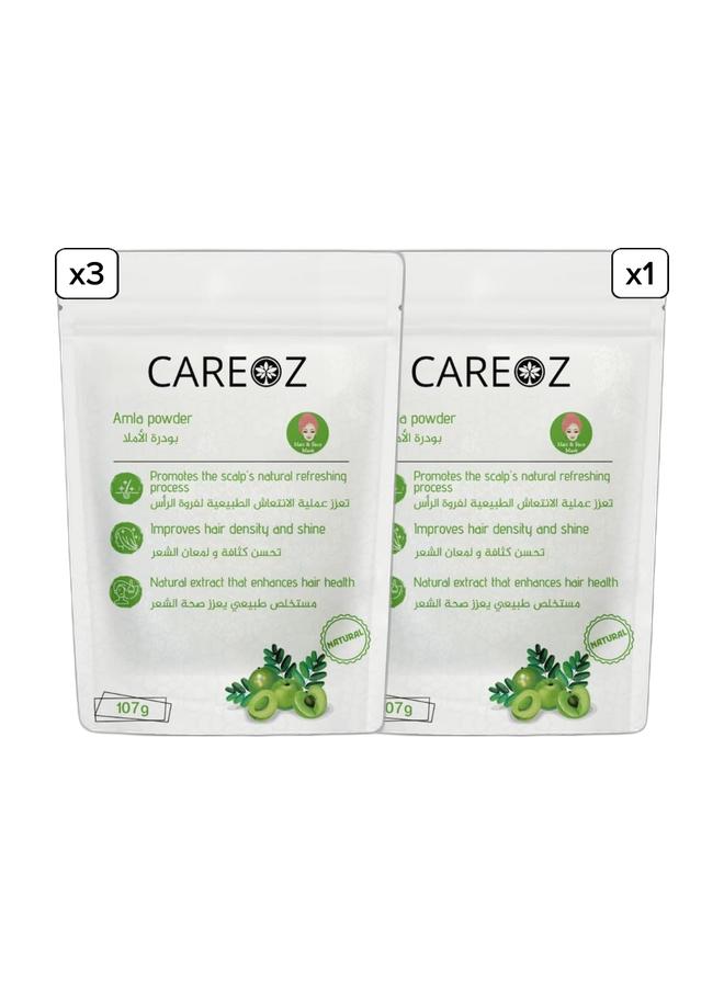 Careoz Hair Thinning & Hair Loss Ultimate Ayurvedic 4-Pack Bundle for Incredible One-Price Value - Image 1