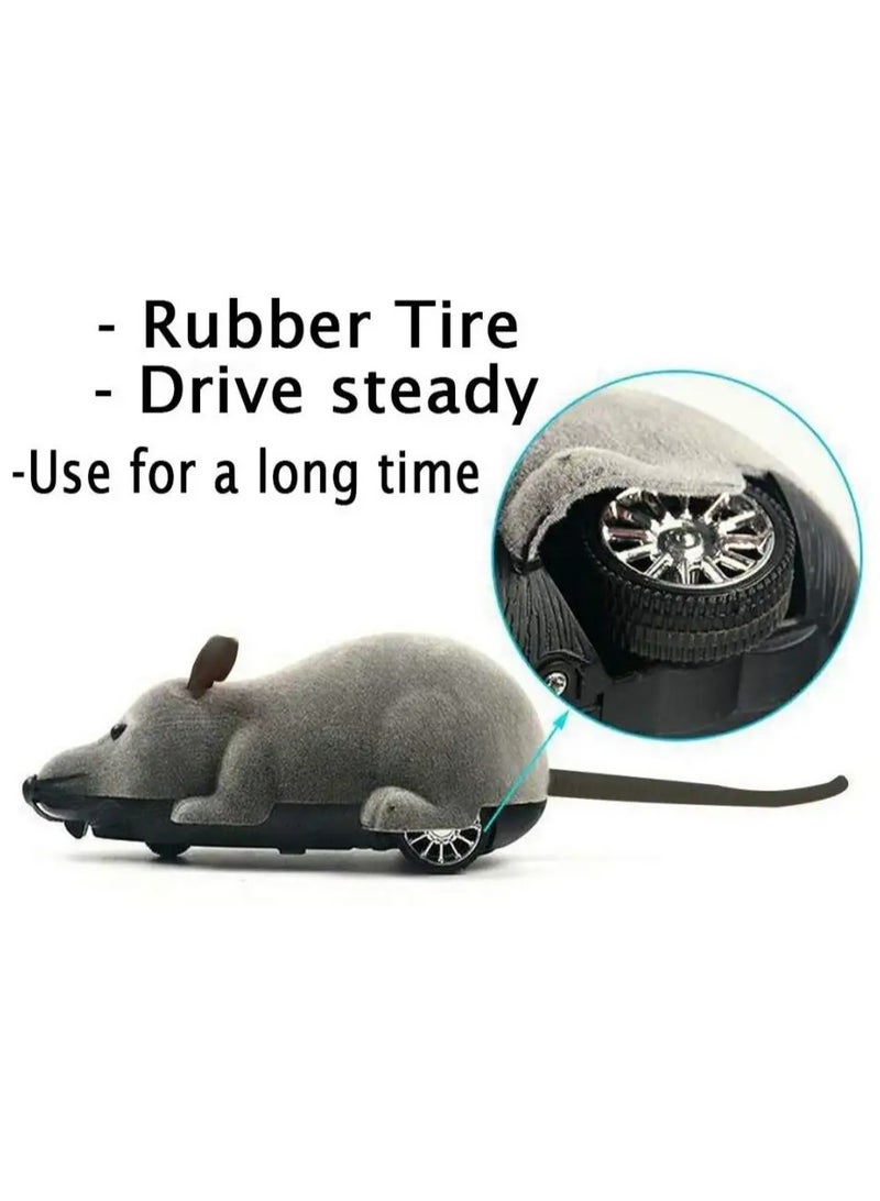 Remote Control Joke Toys Halloween Prank Fake Rat Realistic Plush Mouse Halloween Christmas Trick Spooky Toys for Cat Dog Kid…  - Image 3