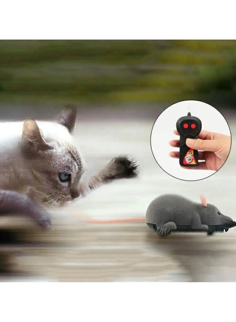 Remote Control Joke Toys Halloween Prank Fake Rat Realistic Plush Mouse Halloween Christmas Trick Spooky Toys for Cat Dog Kid…  - Image 5
