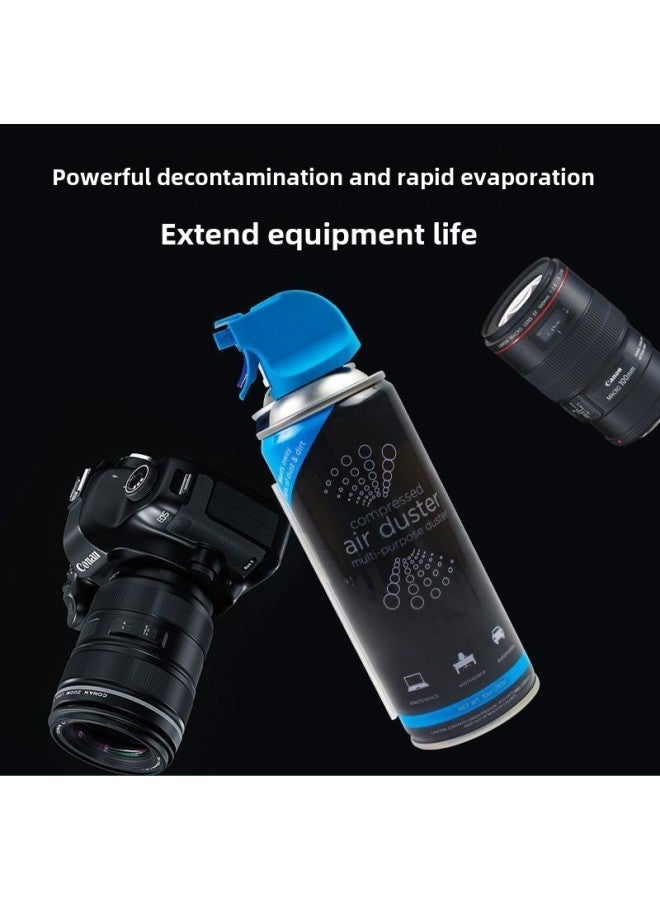 134A Dust Removal Tank 400ml Precision Instrument Cleaning Non-combustible Compressed Cleaning Air Tank Air Dust Removal Air Tank-Color:Dark Blue  - Image 4