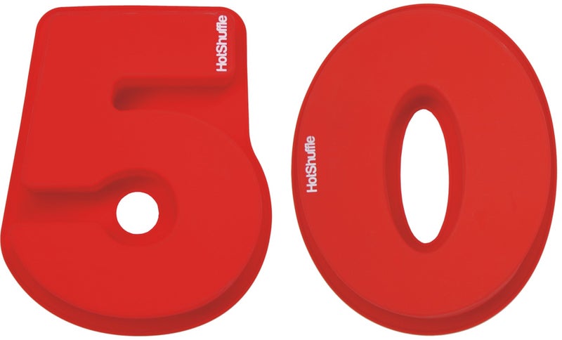 Large Silicone Number 50 Cake Pan Tin Mould 50th Birthday Golden Wedding Anniversary 5 0