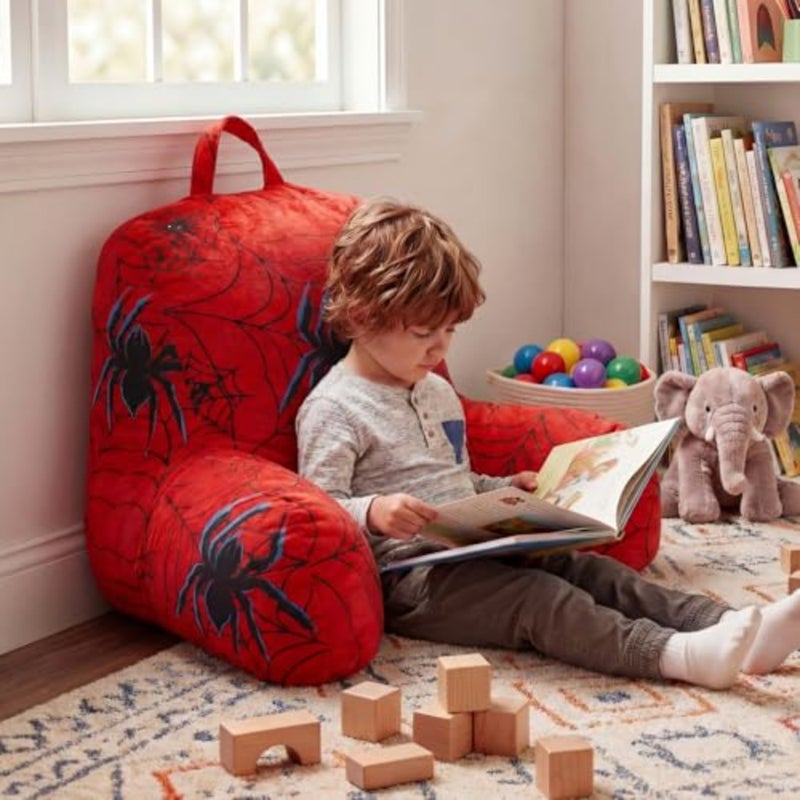 Themed Reading Pillow with Arms for Bed 27.9" x 14.9" Backrest Support Cushion with Memory Foam Couch Cushion Support Pillow for Sitting up - Image 5