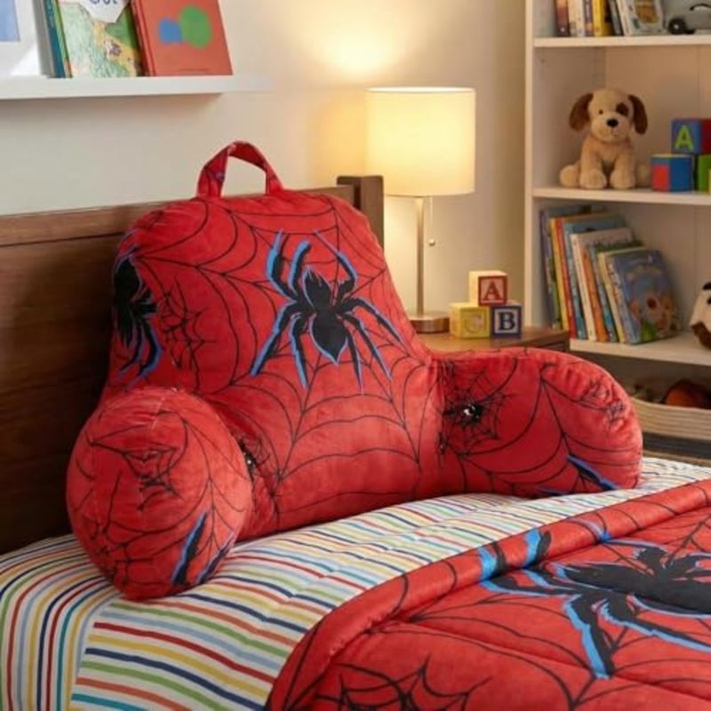 Themed Reading Pillow with Arms for Bed 27.9" x 14.9" Backrest Support Cushion with Memory Foam Couch Cushion Support Pillow for Sitting up - Image 1