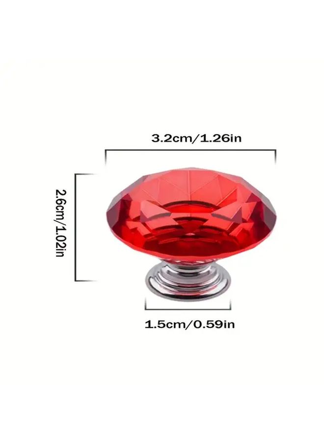 Black Car Ignition Button Cover Red Crystal Start Stop Steering Wheel Shifter Snap Fit No Drilling Interior Upgrade - Image 5