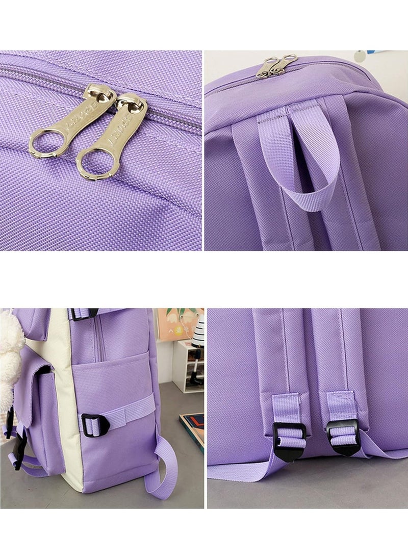 VUCATIN - Kids Backpack set of 5 Toddler Backpack with Tote Bag Pencil Case Handbag Coin Purse School & Travel Backpack for Kids and Adults Shoulder Bags - Image 1