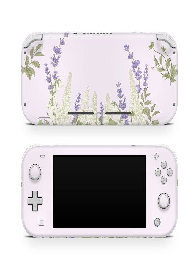 TACKY DESIGN Lavender Skin Compatible with Nintendo Switch lite Skin, Lupine Flowers Switch lite Skin Vinyl 3m Stickers Full wrap Cover - Image 1