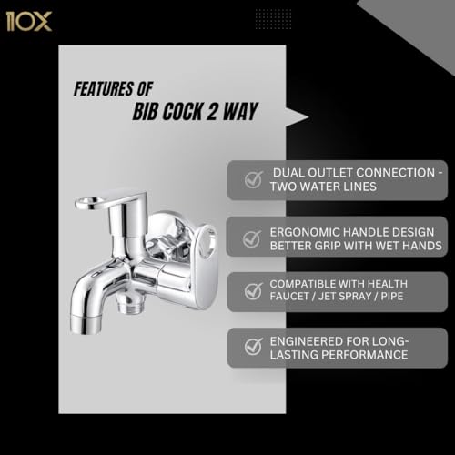 10X Bib Cock Two Way BC-8446 for Bathroom/Kitchen - Image 4