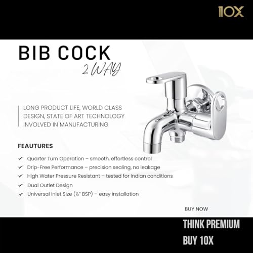 10X Bib Cock Two Way BC-8446 for Bathroom/Kitchen - Image 3