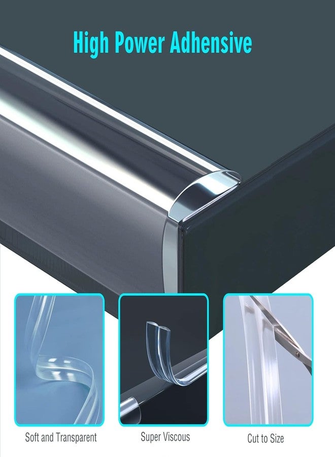 Trifecta Baby Proofing, Edge Protector Silicone, Soft Corner Protectors for Kids, Pre-Tape Adhesive Edge Guard for Kids Safety, Child Drawer Furniture Cabinet Bumper (20mmx20mm - 2 Meter) - Image 4