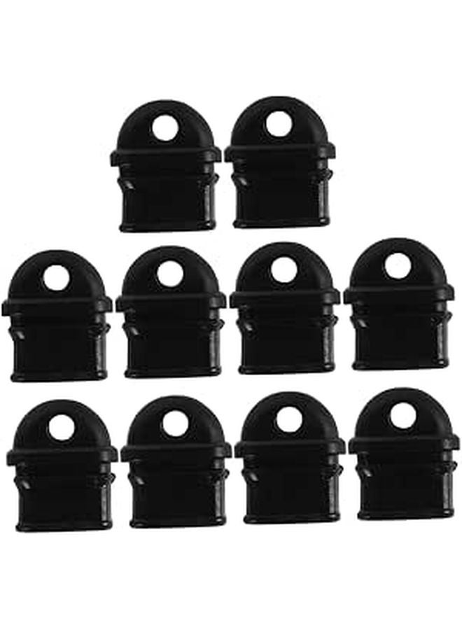 10Pcs Black Type C Port Dustproof Plugs Easy Insert Remove Protective Covers for Mobile Phones - Image 1