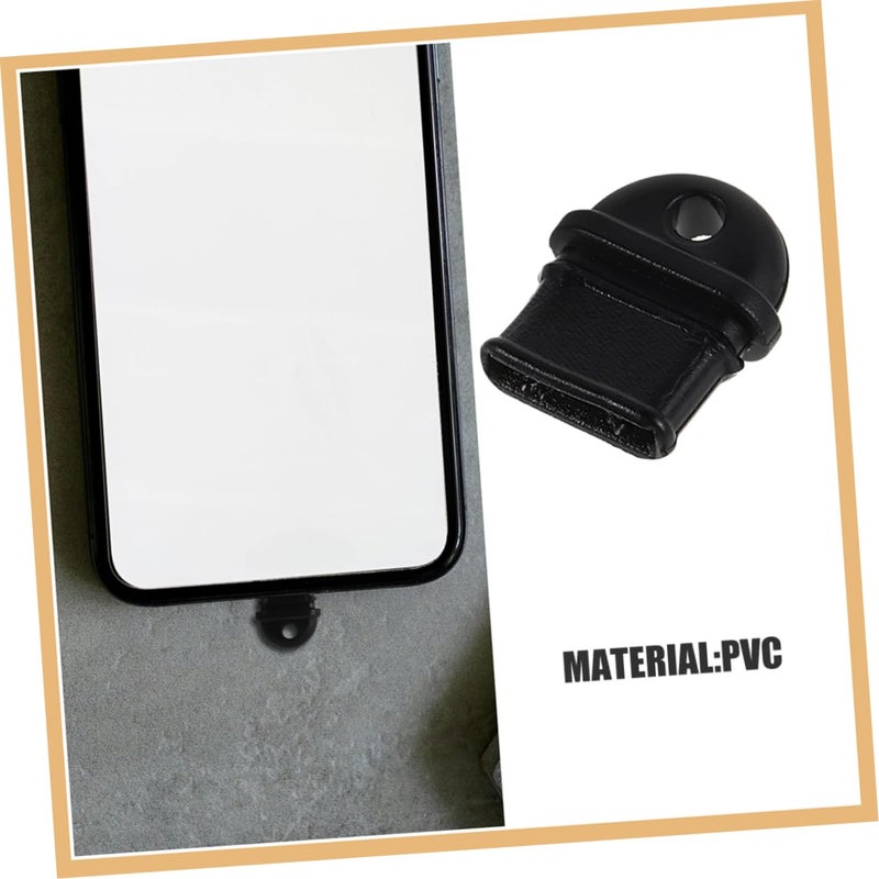 10Pcs Black Type C Port Dustproof Plugs Easy Insert Remove Protective Covers for Mobile Phones - Image 4