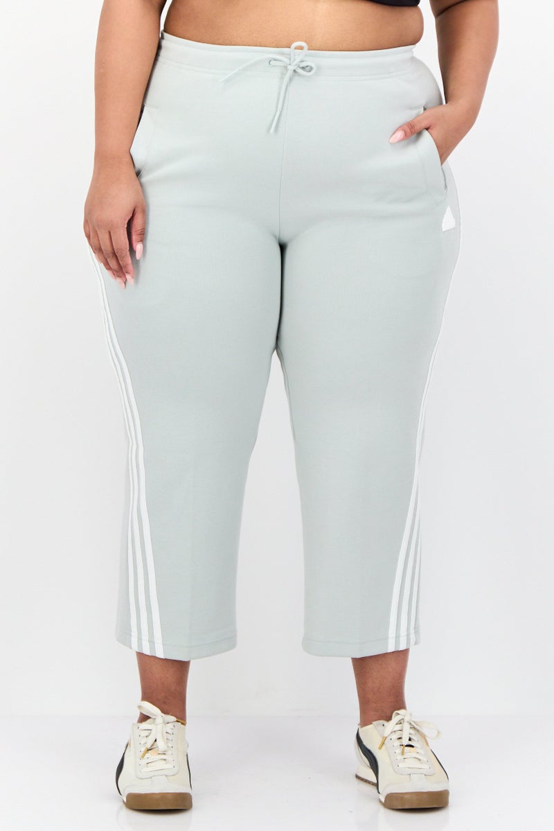 Adidas Women Sportswear Fit Outdoor Track Pants, Light Grey - Image 1