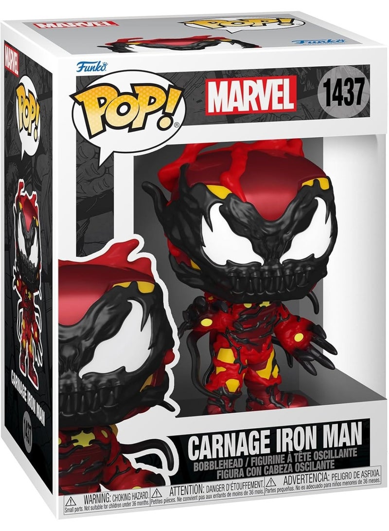 Funko Pop! Marvel: Carnageized- Iron Man - Image 1