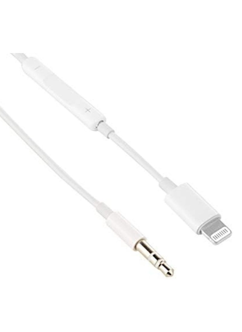 Generic - Lightning to 3.5mm OTG Male Aux Audio Connector Adapter for Headphones and Earphones - Image 1