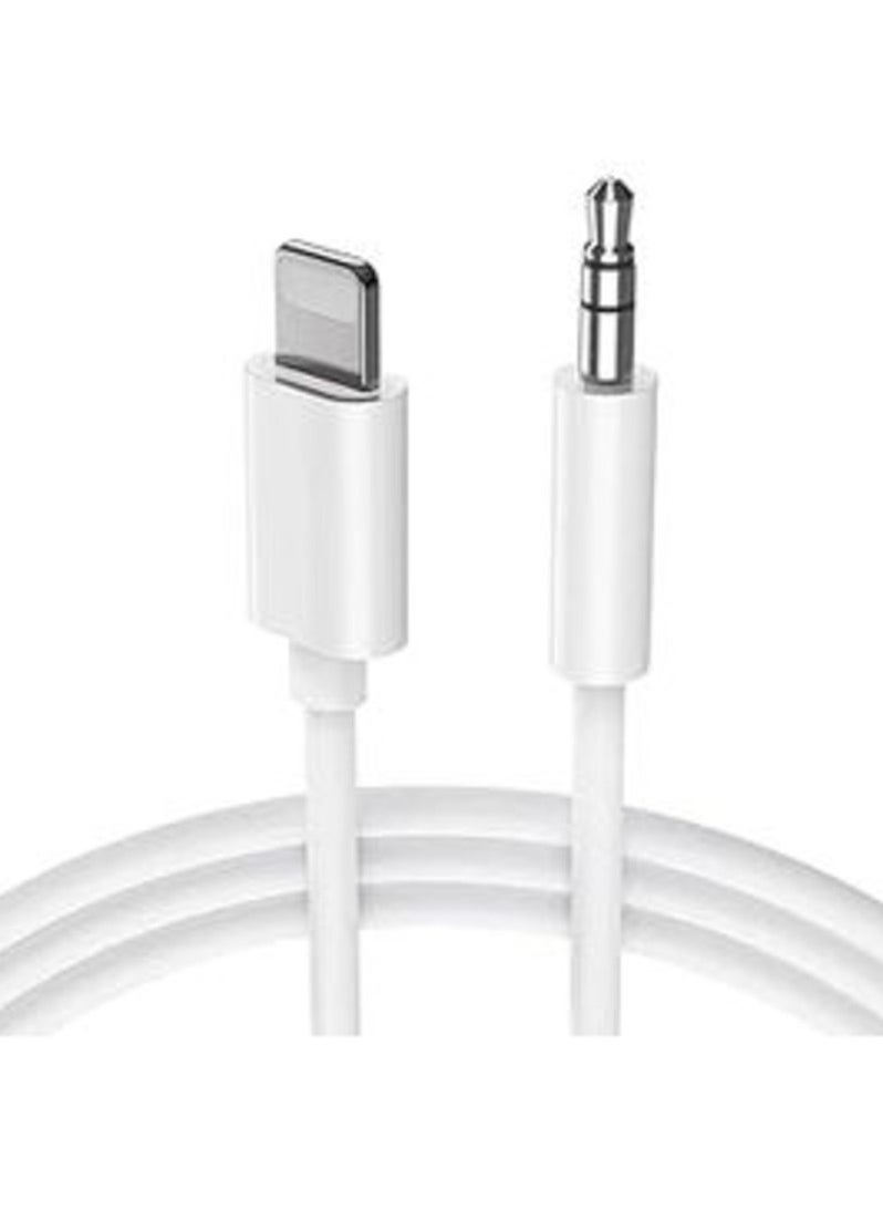 Generic - Lightning to 3.5mm OTG Male Aux Audio Connector Adapter for Headphones and Earphones - Image 1