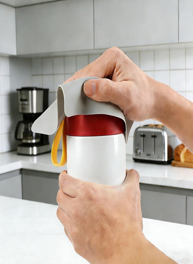 Ninsula 8P Jar Opener Gripper, Multi-function Silicone Jar Gripper with Arthritis Weak Hands, Non Slip Pad, Colorful Rubber Jar Opener Grippers, Lid Cap Gripper Pads(Round & Square) - Image 3