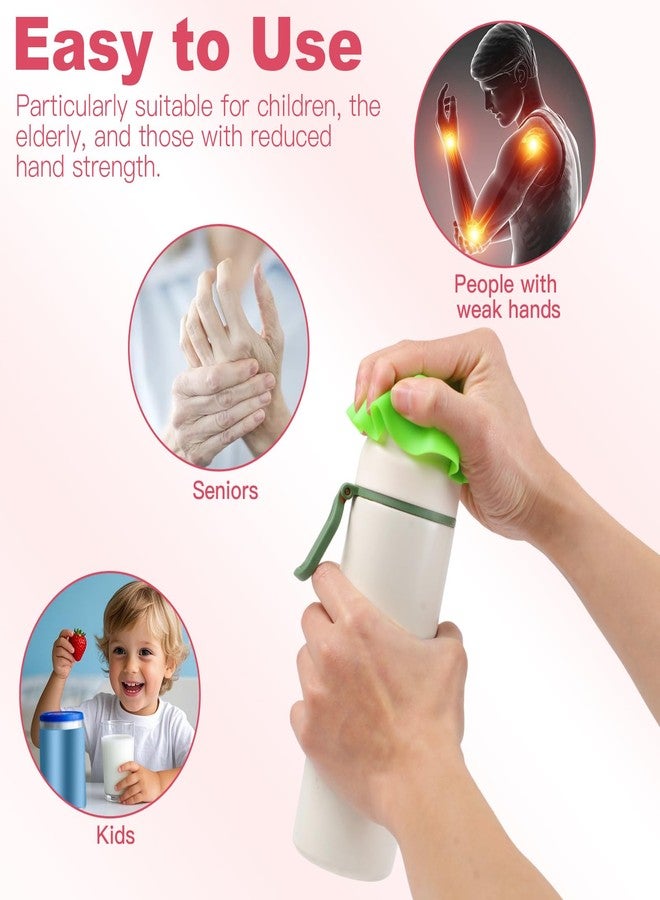Ninsula 8P Jar Opener Gripper, Multi-function Silicone Jar Gripper with Arthritis Weak Hands, Non Slip Pad, Colorful Rubber Jar Opener Grippers, Lid Cap Gripper Pads(Round & Square) - Image 4
