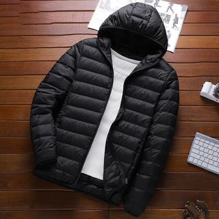 Surplus German Cotton Down Jacket Mens Oversize Autumn Winter black hooded - pzsku/Z85CA8F964FB471F1349DZ/45/1746193164/a3336752-7724-45df-963d-98aac043051b