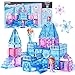 GobiDex Magnetic Building Blocks Princess Castle with 2 Dolls Stairs STEM Magnetic Tiles Building Toys for Kids Ages 35 48 Magnets Sensory Toddler Toys Birthday Gifts for 3 Year Old Girls Boys - Image 3