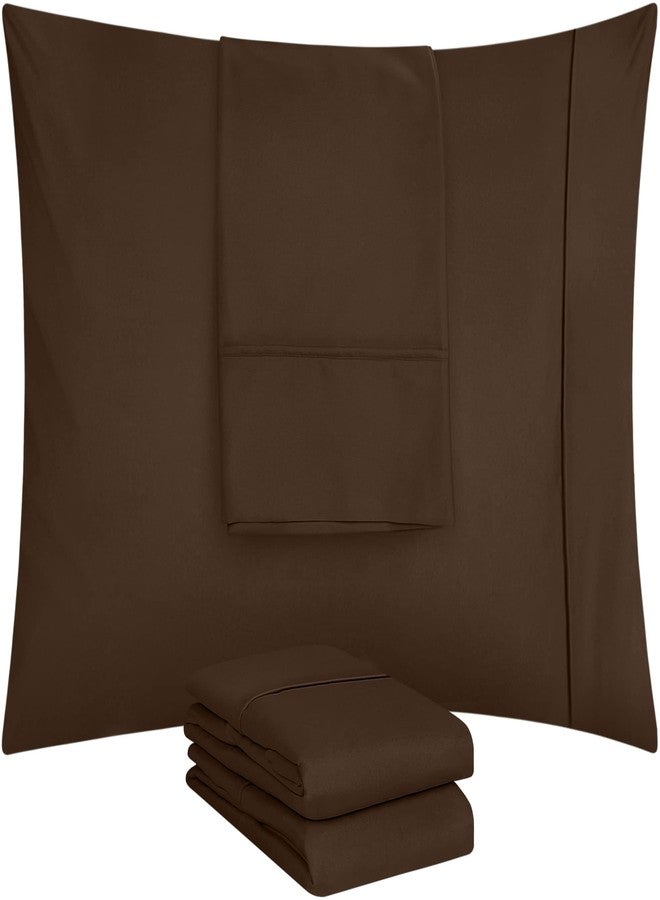 Utopia Bedding Standard Pillow Cases - 4 Pack - Envelope Closure - Soft Brushed Microfiber Fabric - Shrinkage and Fade Resistant Pillow Covers Standard Size 20 X 26 Inches (Standard, Brown) - Image 5