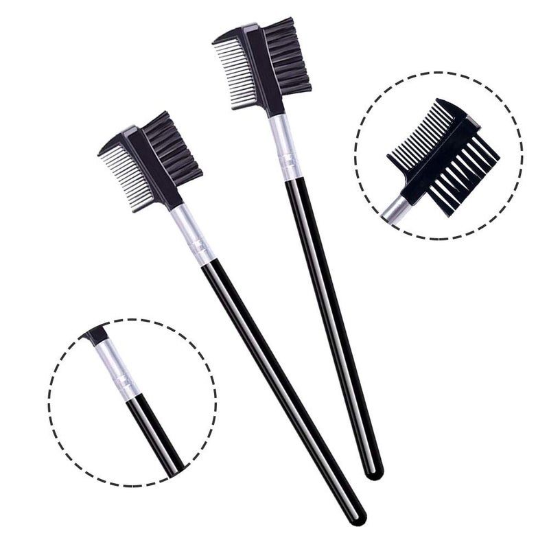 LOOKSEVEN Eyelash Comb and Eyebrow brush, Eyelash Brush Comb Set (1PCS) - Image 4