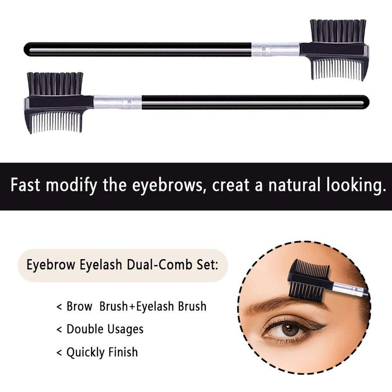 LOOKSEVEN Eyelash Comb and Eyebrow brush, Eyelash Brush Comb Set (1PCS) - Image 5